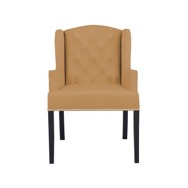 Garstyčių geltonos spalvos kėdė "Cosmopolitan design John-image-3