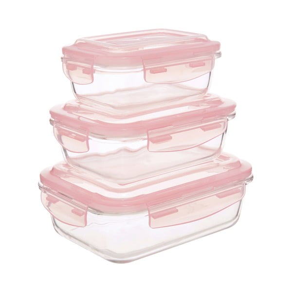 Maisto laikymo indai iš stiklo  3 vnt. Freska – Premier Housewares-image-2