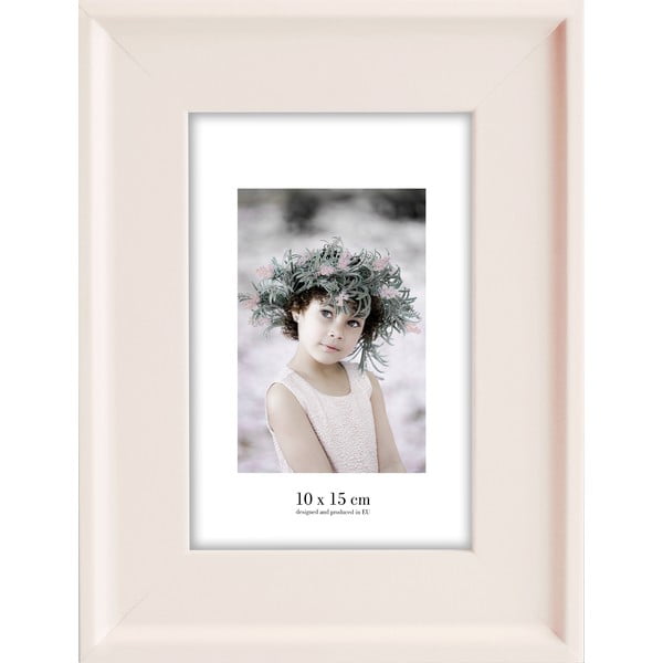 Rožinis sieninis rėmelis Styler Malaga, 17 x 22 cm
