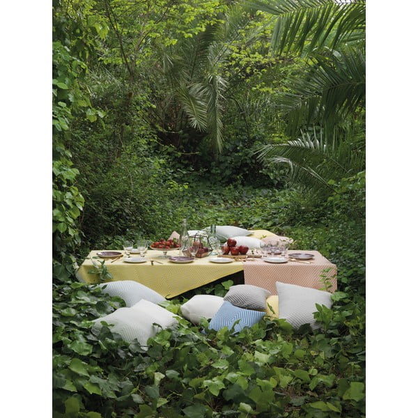 Geltonas pledas su medvilne Euromant Tebas, 140 x 160 cm-image-1