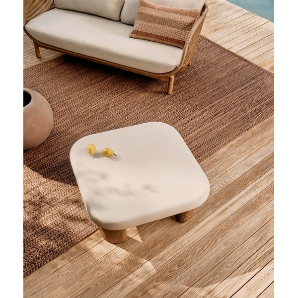 Sodo kavos staliukas su betoniniu stalviršiu 80x80 cm Labra – Kave Home-image-3