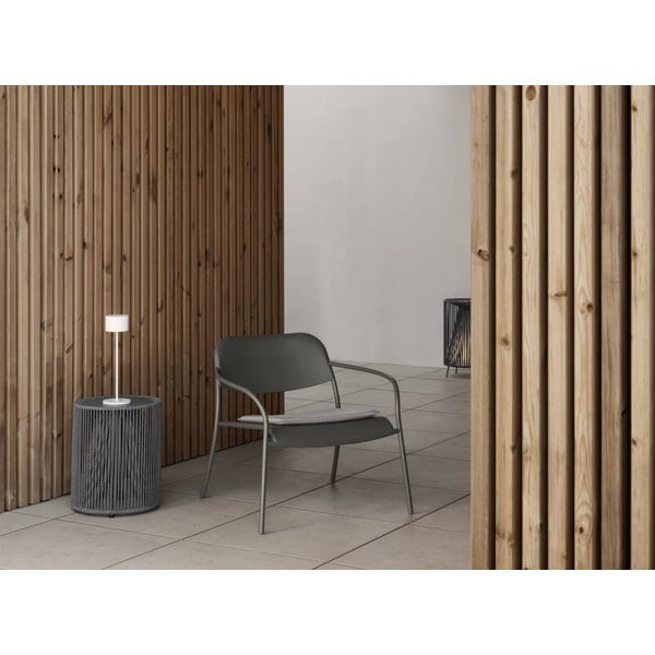 Iš metalo apvalios formos sodo šoninis staliukas ø 34 cm Rope – Blomus-image-2