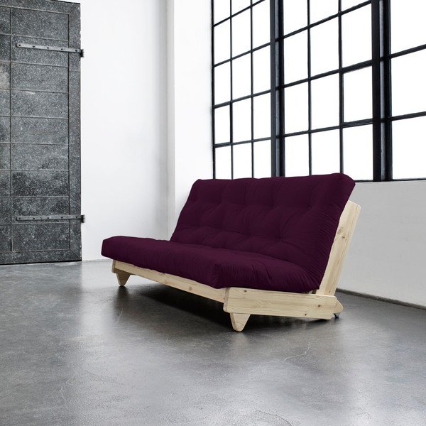 Kintama sofa "Karup" šviežia žalia / violetinė slyva-image-2