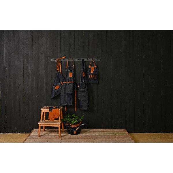 Mėlynos ir oranžinės sodo pirštinės Esschert Design Denim-image-1