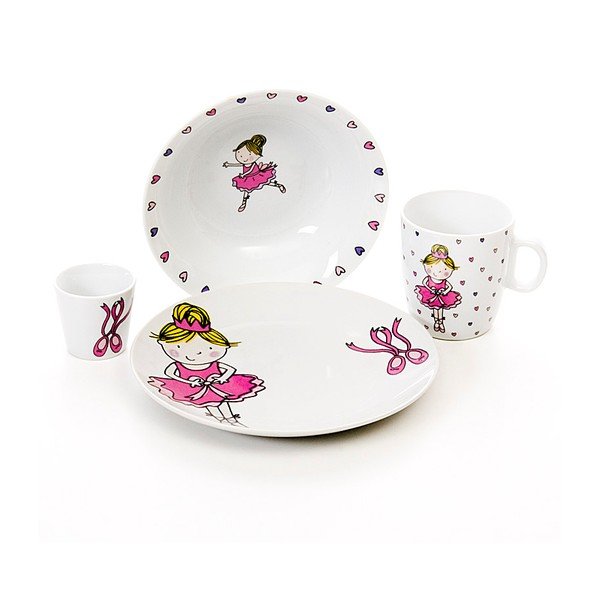 Vaikų valgomojo rinkinys "Ballerina