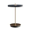 Stalinis šviestuvas antracito spalvos LED su pritemdymo funkcija su metaliniu gaubtu (aukštis 31 cm) Asteria Move – UMAGE