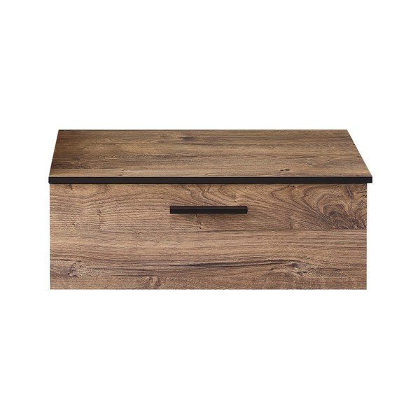 Rudos spalvos pakabinama ąžuolinė spintelė po praustuvu 71x27,5 cm Set 374 - Pelipal
