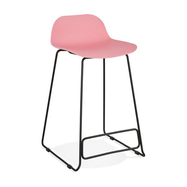 Rožinė baro kėdė Kokoon Slade Mini, sėdynės aukštis 66 cm