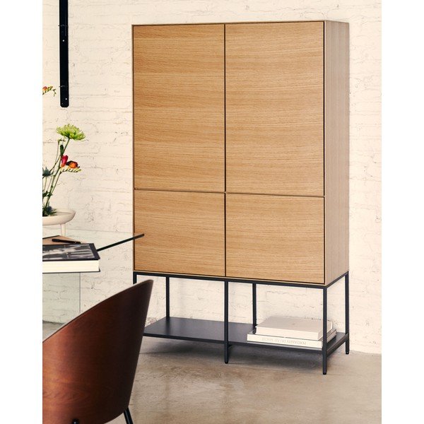 Spintelė natūralios spalvos iš ąžuolo 97,5x160 cm Vedrana – Kave Home-image-1