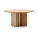 Apvalios formos valgomojo stalas iš ąžuolo ø 150 cm Nealy – Kave Home