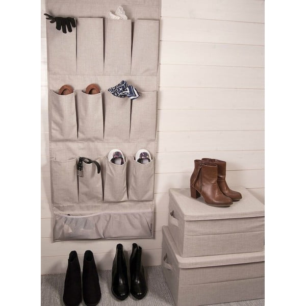 Pakabinamas drabužių spintos organizatorius iš tekstilės – Bigso Box of Sweden-image-1