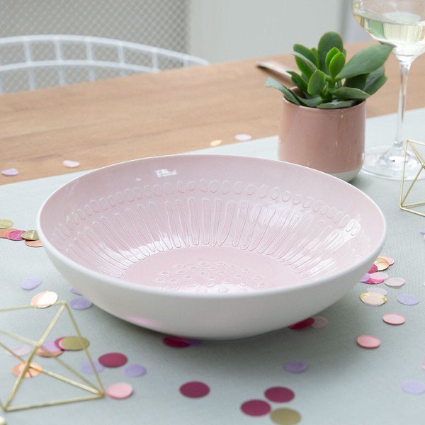 Baltos ir rausvos spalvos porceliano serviravimo indas Villeroy & Boch Blossom, ⌀ 26 cm-image-1