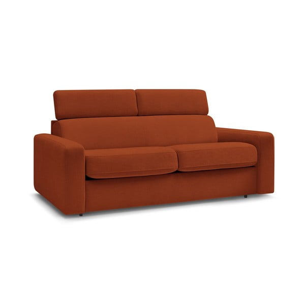 Sulankstoma sofa raudonos plytų spalvos 195 cm Monaco – Bobochic Paris-image-1