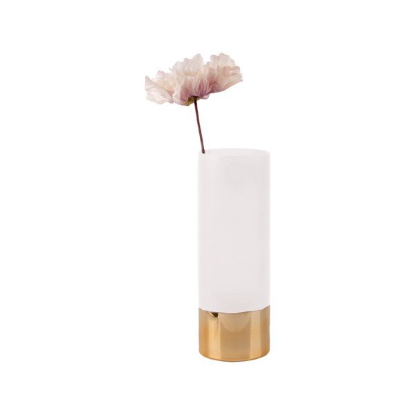 Balto aukso stiklo vaza PT LIVING Glamour, 25 cm aukščio-image-1