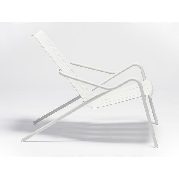 Metalinis sodo krėslas baltos spalvos Fleole – Ezeis-image-1