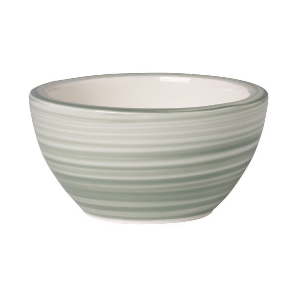 Žalios ir baltos spalvos porcelianinė lėkštė "Villeroy & Boch Artesano Nature", 8 cm
