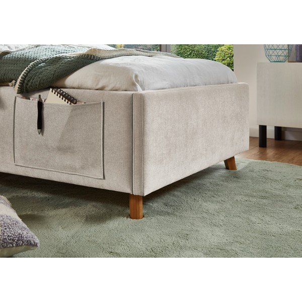 Smėlio spalvos vaikiška lova be grotelių 90x200 cm Cosy – Meise Möbel-image-3