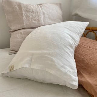 Iš lino pagalvės užvalkalas 80x80 cm White – Linen Tales