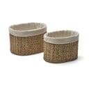 Iš jūržolės krepšiai 2 vnt. 35x25x25 cm Tossa – Kave Home