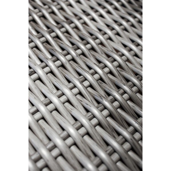 Iš dirbtinio rotango sodo poilsio baldų komplektas pilkos spalvos 2 žmonėms Calgary – Garden Pleasure-image-4