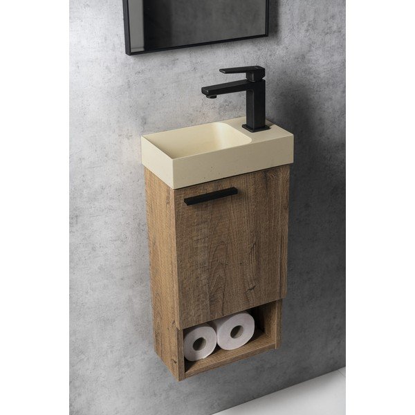 Iš betono maža kriauklė kreminės spalvos 31x17 cm Piccolino – Sapho-image-3