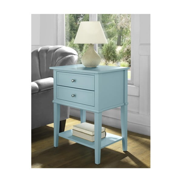 Naktinis staliukas šviesiai mėlynos spalvos Franklin – Støraa-image-1