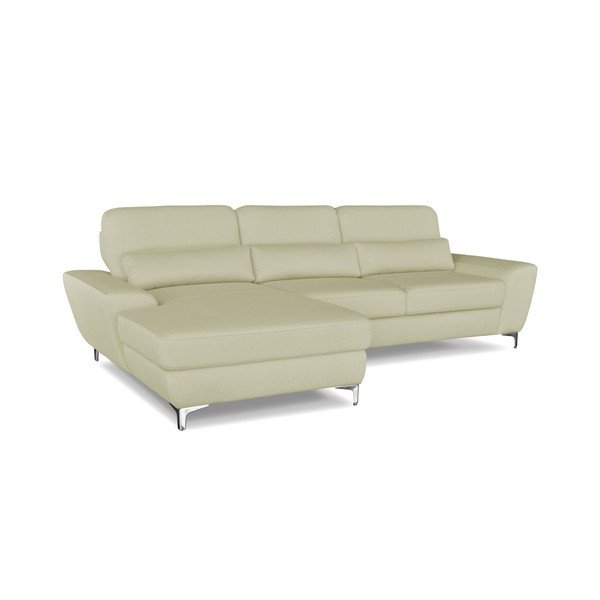 Kreminė kampinė sofa-lova "Windsor & Co. Sofos "Omega", kairysis kampas-image-2