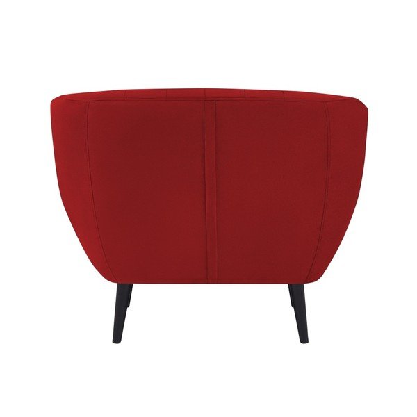 Raudonas aksominis fotelis Mazzini Sofas Toscane-image-4