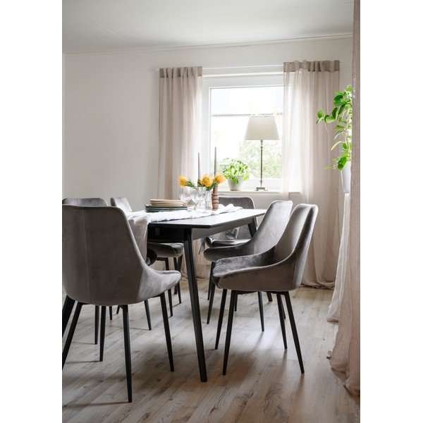 Prailginamas valgomojo stalas su uosio dekoro stalviršiu 90x190 cm Yumi – Rowico-image-1