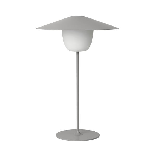 Šviesiai pilka vidutinio dydžio LED lempa Blomus Ani Lamp