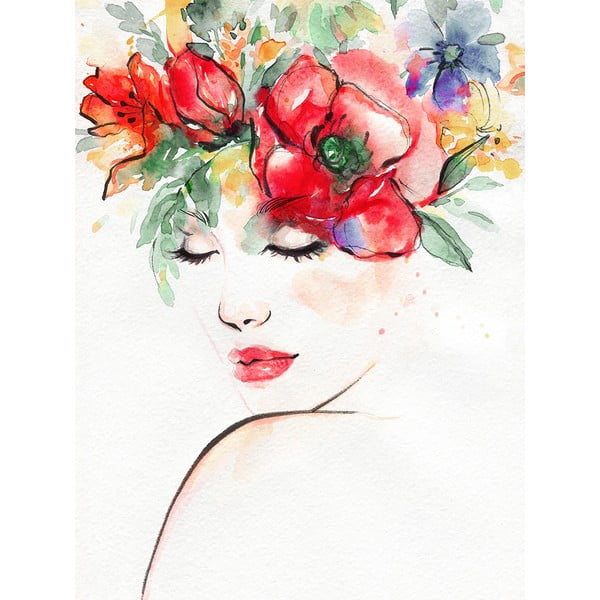 Paveikslas Styler Canvas Flower Head, 80 x 60 cm