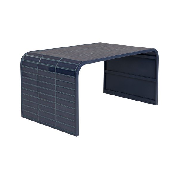 Mėlynos spalvos iš keramikos kavos staliukas 47x80 cm Tiles – Zuiver