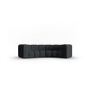 Sofa juodos spalvos 322 cm Lupine – Micadoni Home