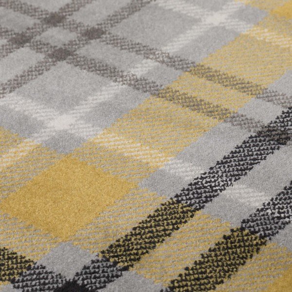 Geltonos ir pilkos spalvos kilimas Flair Rugs Highland, 200 x 290 cm-image-1
