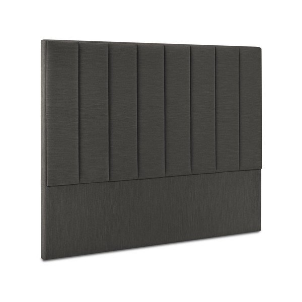 Antracito spalvos minkštas lovos galvūgalis 140x120 cm LA - Cosmopolitan Design-image-2