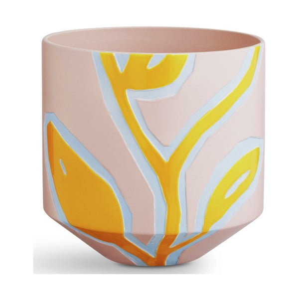 Rožinės spalvos keramikos vazonas "Kähler Design Fiora