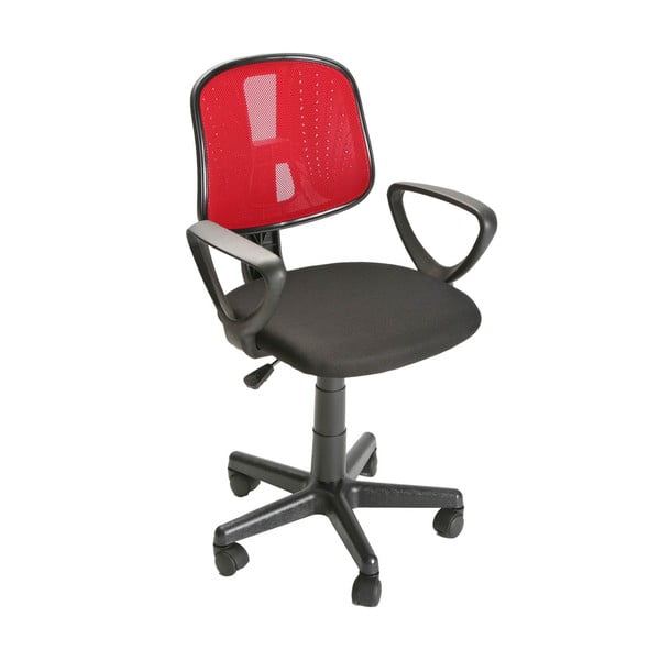 Raudona biuro kėdė ant ratukų "Versa Office
