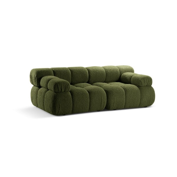 Iš boucle sofa žalios spalvos 188 cm Bellis – Micadoni Home-image-3
