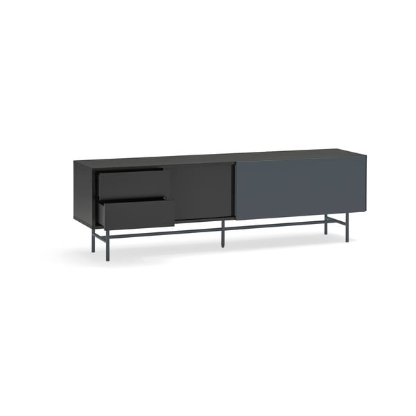 TV spintelė juodos spalvos/antracito spalvos 180x56 cm Nube – Teulat-image-4
