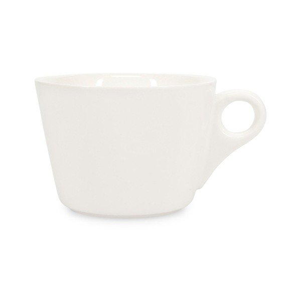 Baltos spalvos iš porceliano puodelis latte kavai 280 ml Barista – BonBistro