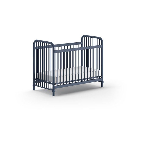 Vaikiška lovelė iš metalo mėlynos spalvos 60x120 cm BRONXX – Vipack-image-2