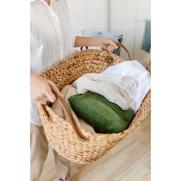 Skalbinių krepšys iš jūržolės natūralios spalvos 100 l Belize – Compactor-image-1