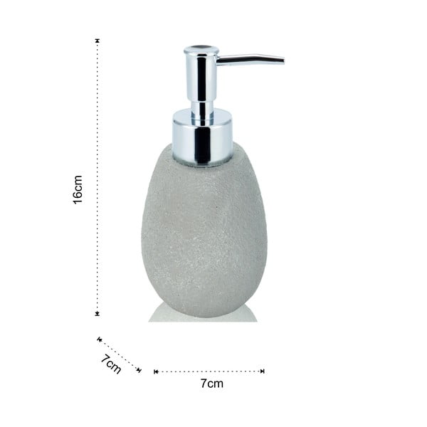 Iš polirezino vonios reikmenų rinkinys smėlio spalvos Cement – Tomasucci-image-1