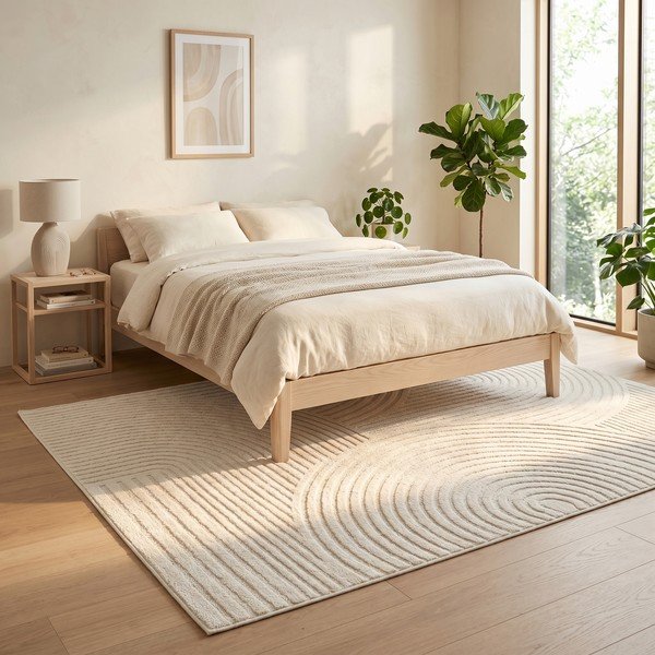 Kreminės spalvos kilimas 120x170 cm Whirl – ESTE-image-2