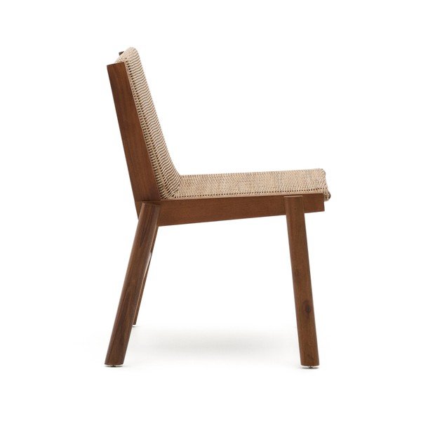 Natūralios spalvos medžio masyvo sodo kėdė Itani – Kave Home-image-2