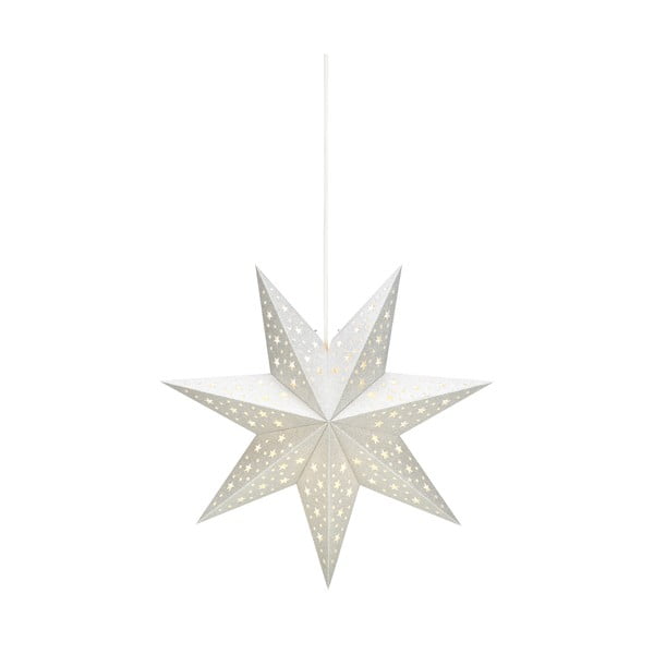 Šviečianti dekoracija sidabrinės spalvos su Kalėdų motyvu ø 45 cm Solvalla – Markslöjd