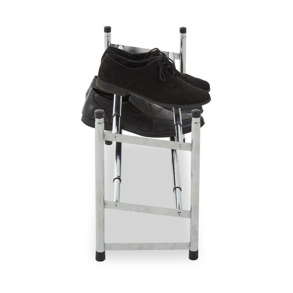 Iš metalo teleskopinė batų lentyna sidabrinės spalvos – Premier Housewares-image-4