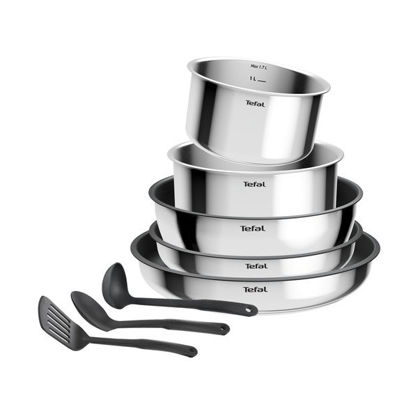 Iš aliuminio puodų rinkiniai 9 vnt. INGENIO Cook Eat L881S904 – Tefal-image-1