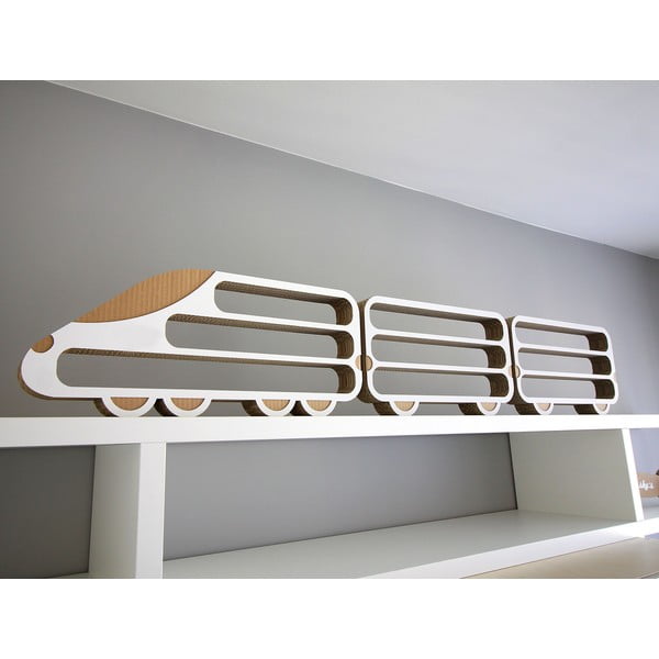 3 lentynų rinkinys Unlimited Design for kids Lokomotyvas ir 2 vagonėliai-image-1