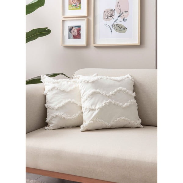 Dekoratyviniai pagalvių užvalkalai 2 vnt. 43x43 cm – Mioli Decor-image-1